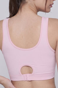 Zelocity Low Impact Quick Dry Sports Bra - Pale Lilac — thumbnail 4